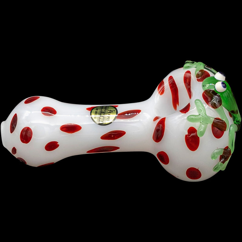 LA Pipes  Spotted Poison Frog Spoon Glass Pipe LA Pipes