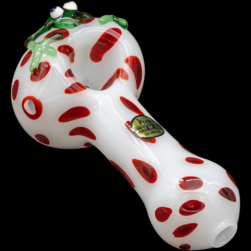 LA Pipes  Spotted Poison Frog Spoon Glass Pipe LA Pipes