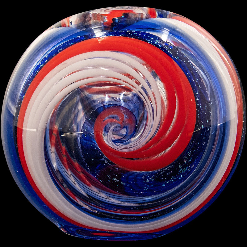 LA Pipes  Stars and Stripes Glass Spoon Pipe LA Pipes