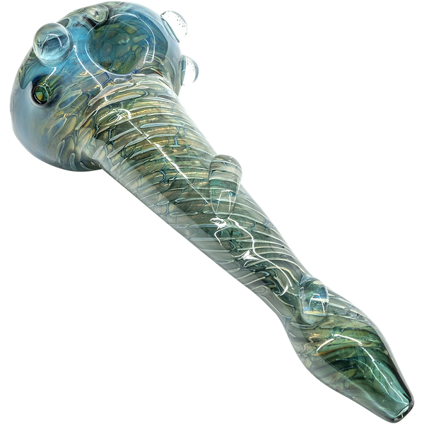 LA Pipes  The Abyss Oil-Drop Honeycomb Head Glass Spoon Pipes LA Pipes