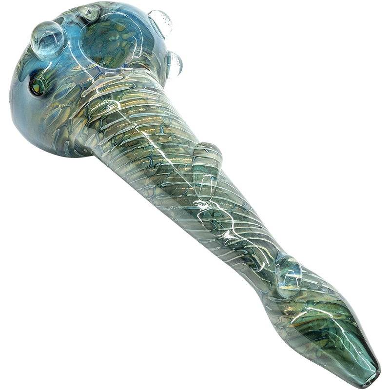 LA Pipes  The Abyss Oil-Drop Honeycomb Head Glass Spoon Pipes LA Pipes