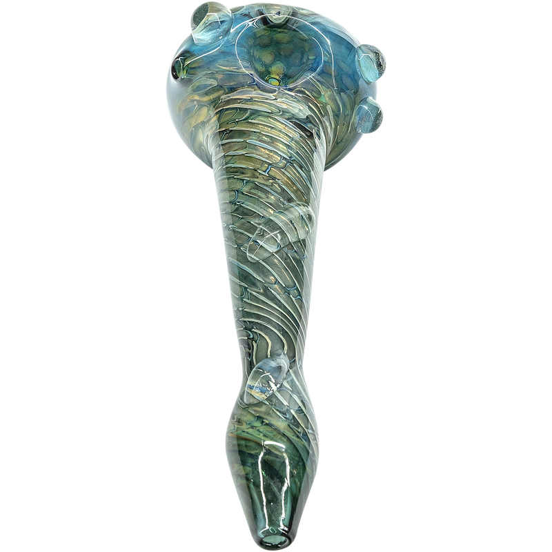 LA Pipes  The Abyss Oil-Drop Honeycomb Head Glass Spoon Pipes LA Pipes