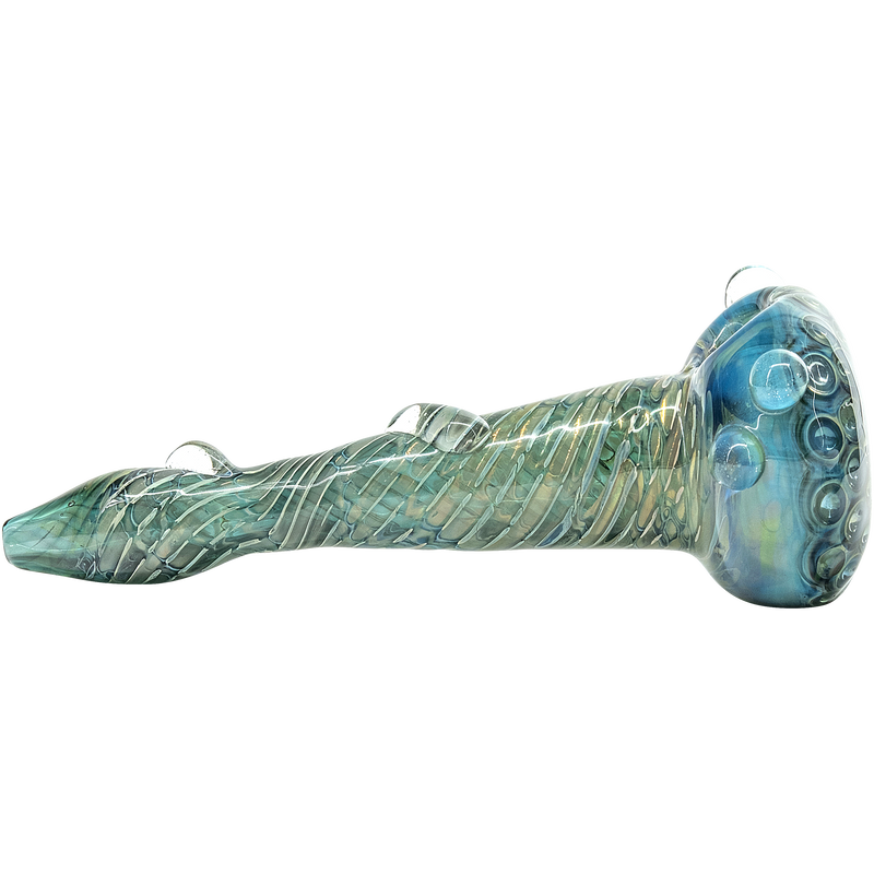 LA Pipes  The Abyss Oil-Drop Honeycomb Head Glass Spoon Pipes LA Pipes