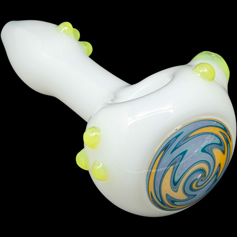 LA Pipes  The Wormhole Wig-Wag Reversal Ivory Spoon Pipe LA Pipes