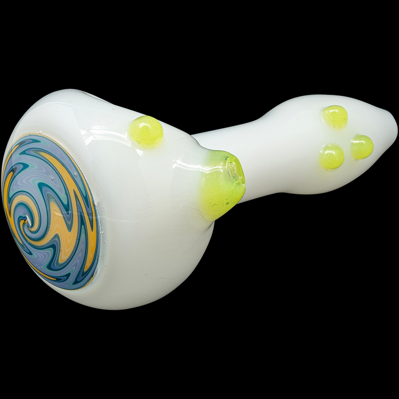 LA Pipes  The Wormhole Wig-Wag Reversal Ivory Spoon Pipe LA Pipes