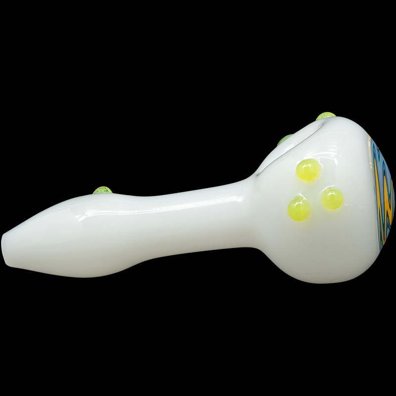 LA Pipes  The Wormhole Wig-Wag Reversal Ivory Spoon Pipe LA Pipes