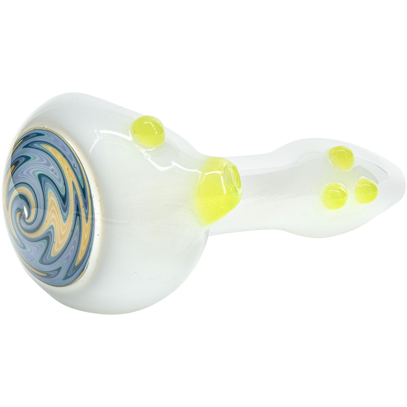 LA Pipes  The Wormhole Wig-Wag Reversal Ivory Spoon Pipe LA Pipes