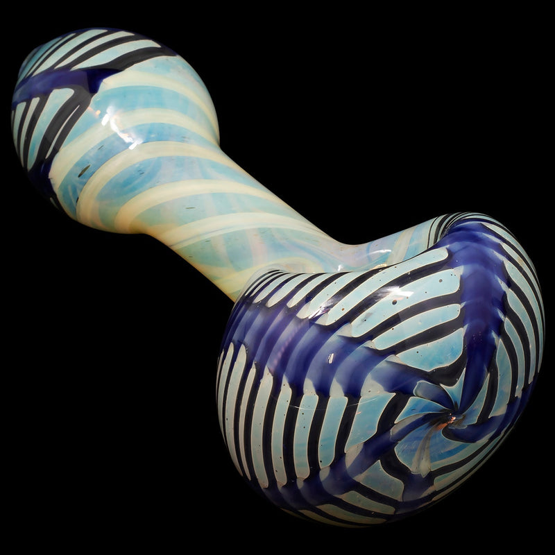 LA Pipes  Twisty Cane Spoon Glass Pipe (Various Colors) LA Pipes