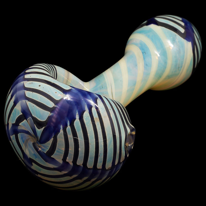 LA Pipes  Twisty Cane Spoon Glass Pipe (Various Colors) LA Pipes