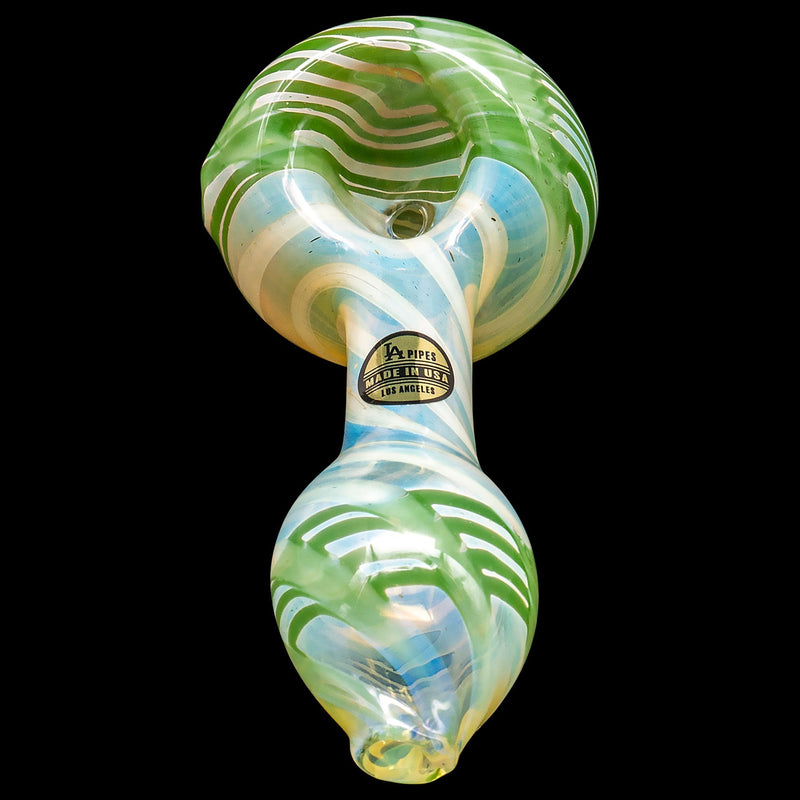 LA Pipes  Twisty Cane Spoon Glass Pipe (Various Colors) LA Pipes