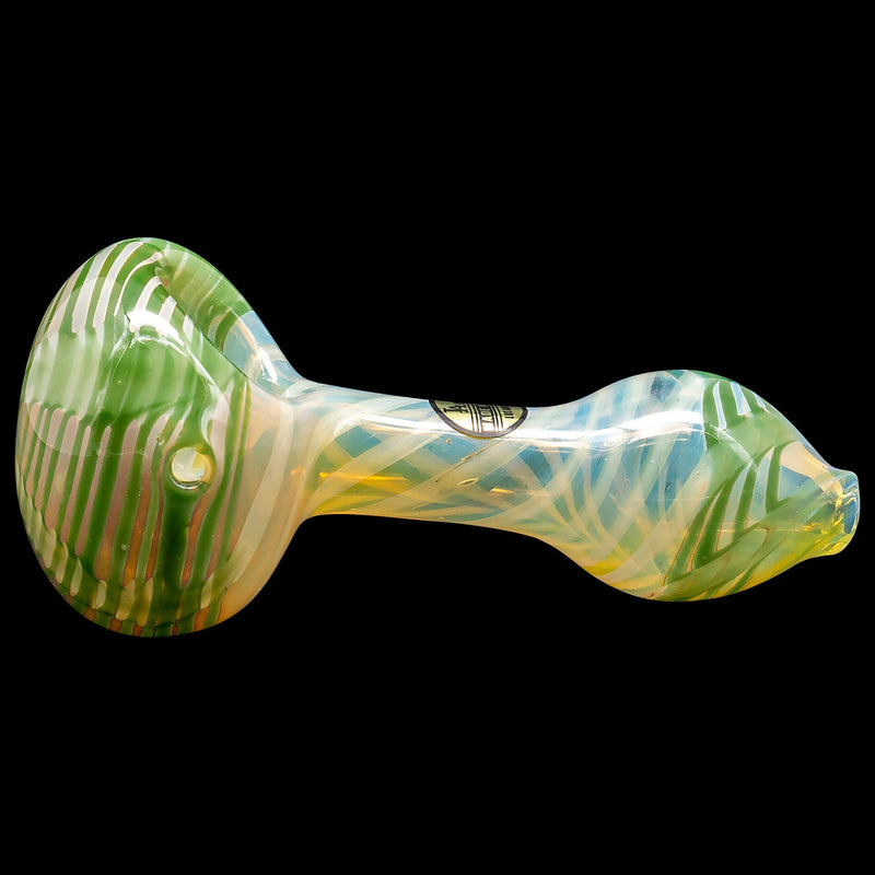 LA Pipes  Twisty Cane Spoon Glass Pipe (Various Colors) LA Pipes