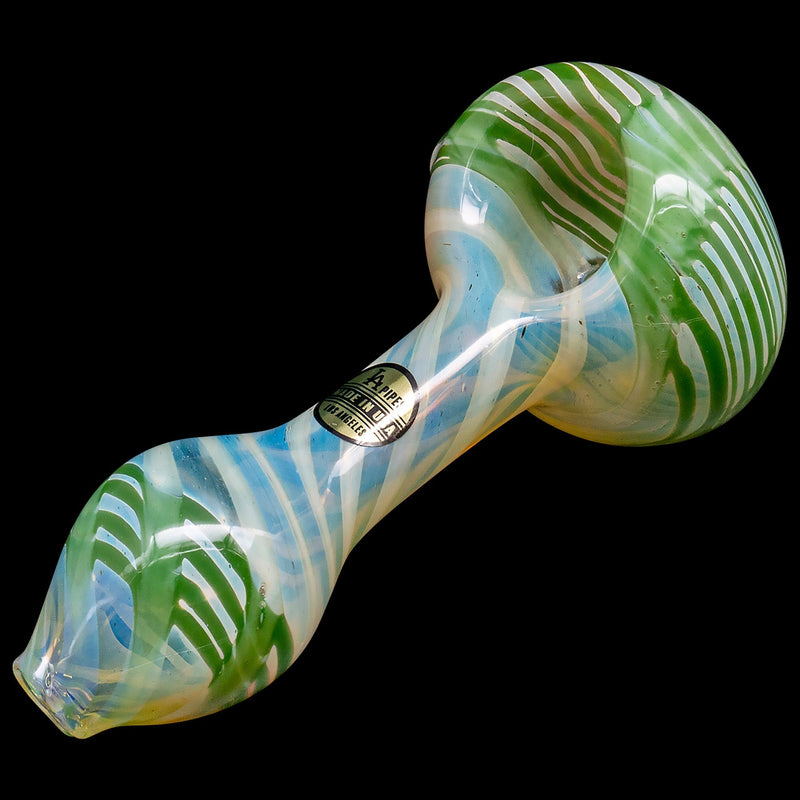 LA Pipes  Twisty Cane Spoon Glass Pipe (Various Colors) LA Pipes