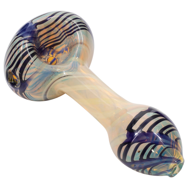 LA Pipes  Twisty Cane Spoon Glass Pipe (Various Colors) LA Pipes