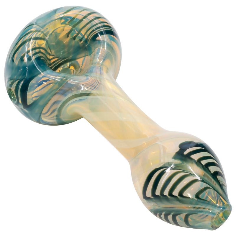 LA Pipes  Twisty Cane Spoon Glass Pipe (Various Colors) LA Pipes