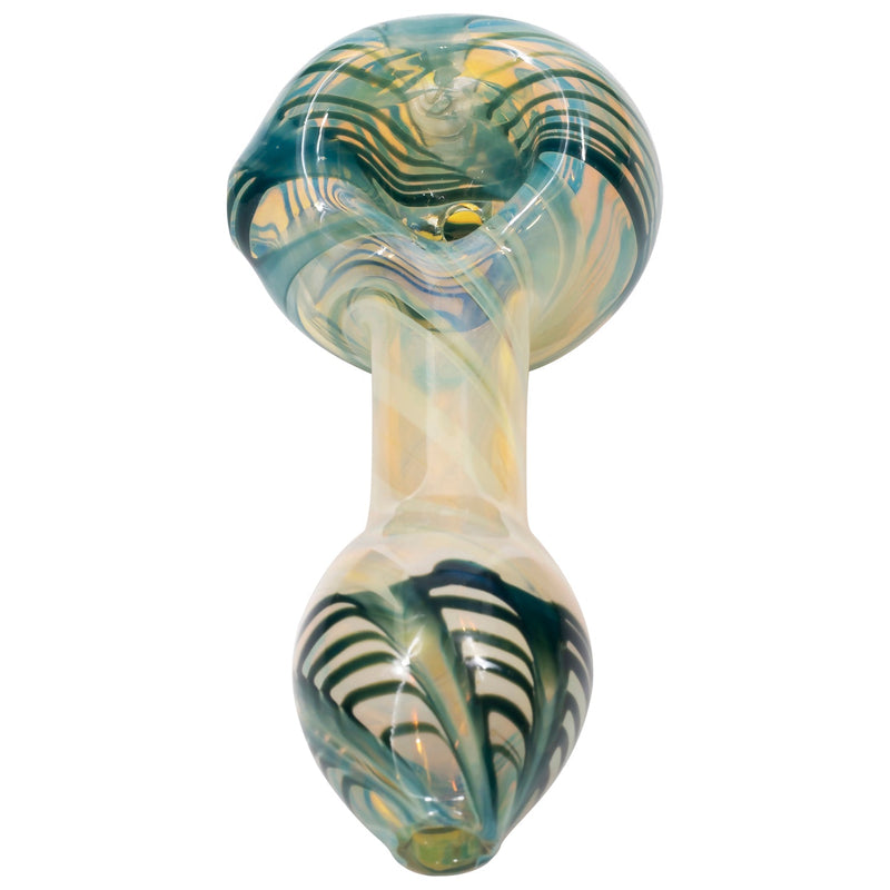 LA Pipes  Twisty Cane Spoon Glass Pipe (Various Colors) LA Pipes