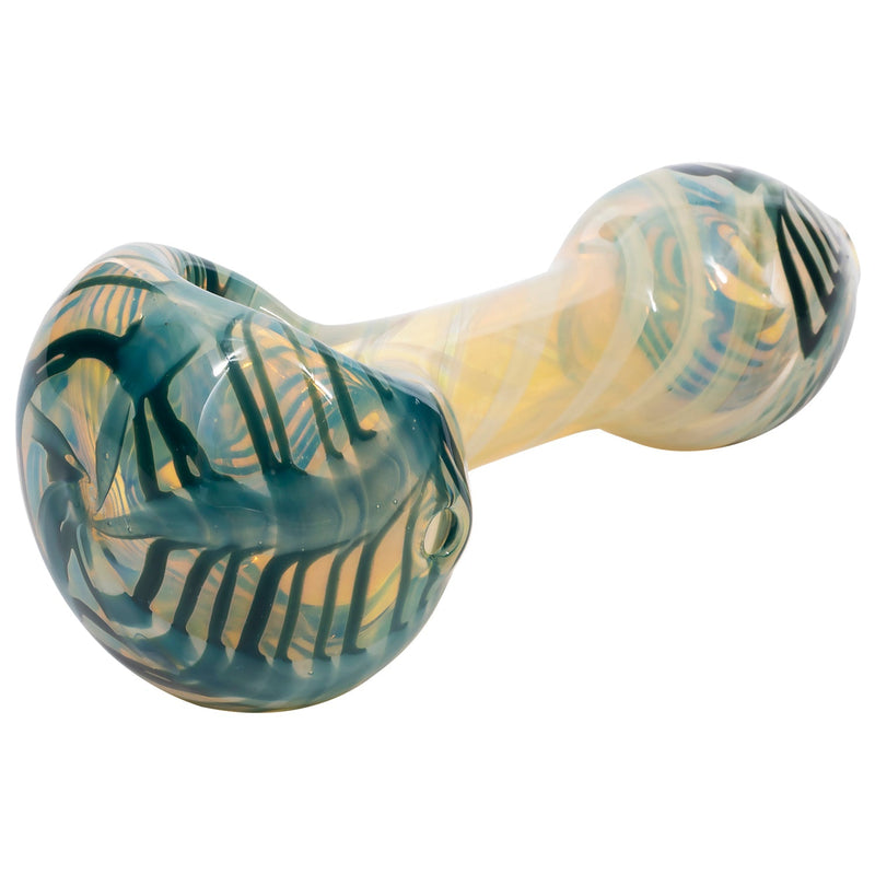 LA Pipes  Twisty Cane Spoon Glass Pipe (Various Colors) LA Pipes