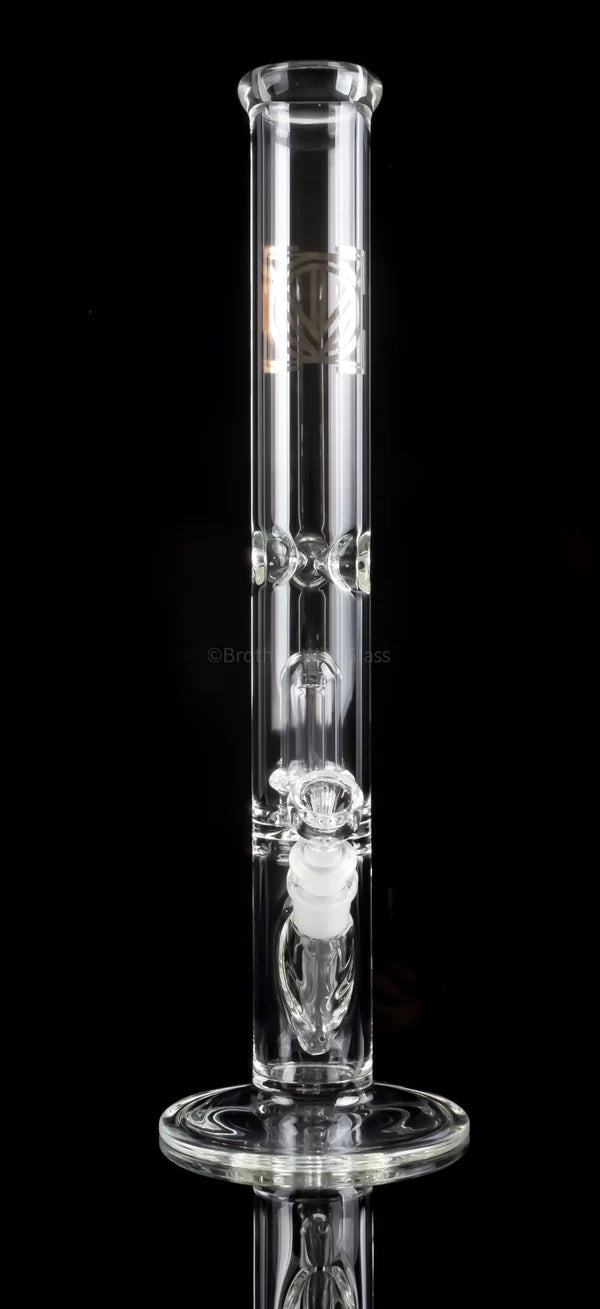 Licit Glass 48mm Straight Tube To Circ Bong Raffle! Brothers with Glass