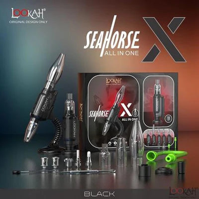 Lookah Seahorse x Multifunction Concentrate Vaporizer Kit Brothers with Glass