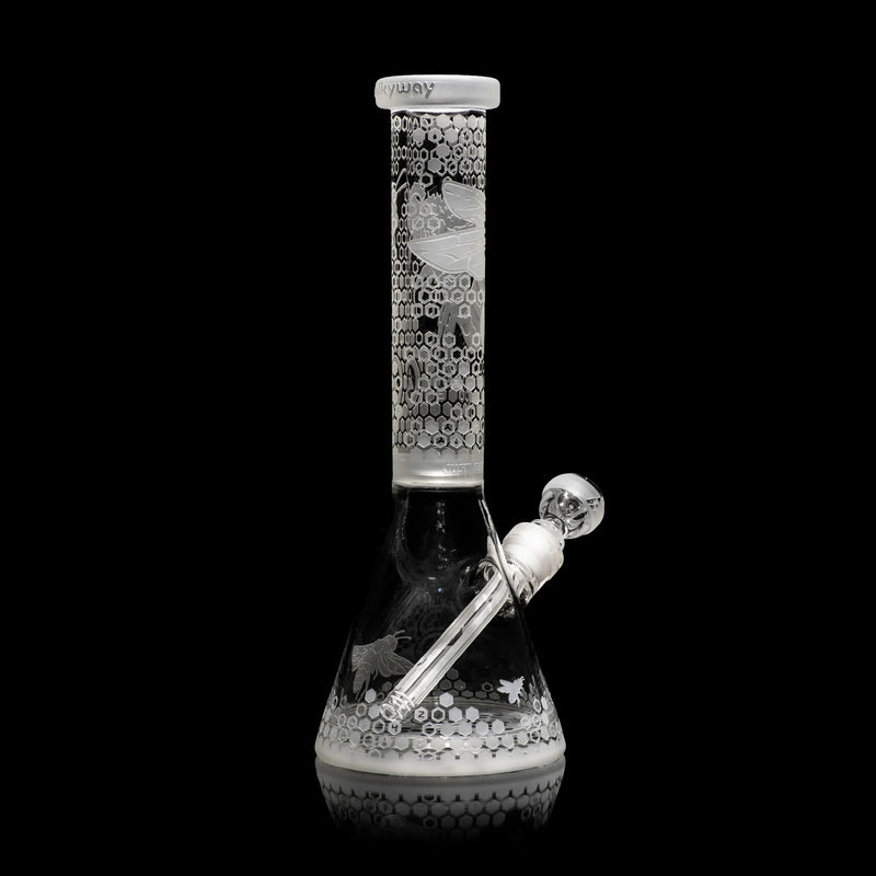 Milky Way Glass - 14 Inch Beaker Bottom Bong Milkyway Glass