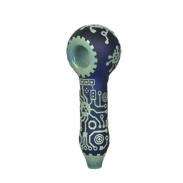 Milkyway Glass Circuitboard Color Hand Pipe - 4.5" CannaDrop-AFG