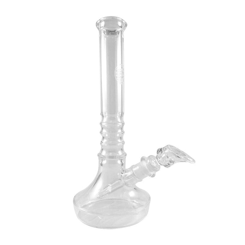 NAMI GLASS BEAKER W/ FLOWER BOWL AND DOWNSTEM 12" - 14MM FEMALE CLEAR CannaDrop-Windship