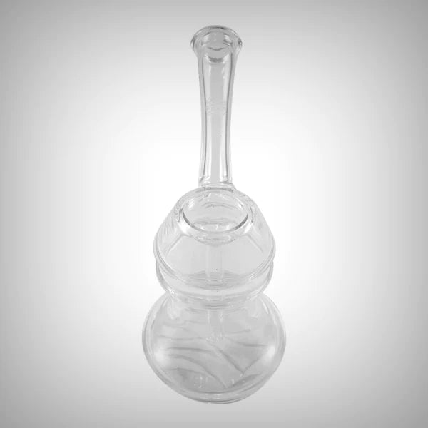 Nami Glass Hand Bubbler 7" - Push Bowl CannaDrop-Windship