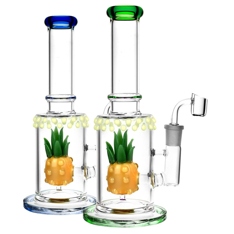 Pineapple Perc Oil Rig - 11" / 19mm F / Colors Vary CannaDrop-AFG