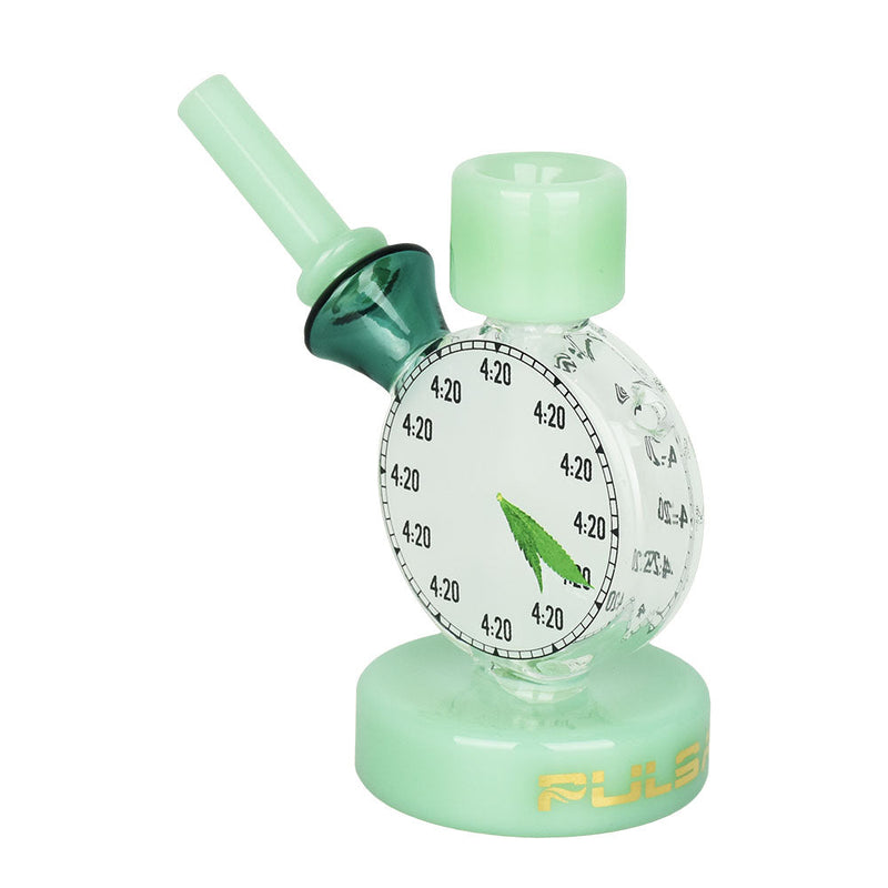 Pulsar 4:20 Time Piece Bubbler Pipe - 4.5" CannaDrop-AFG