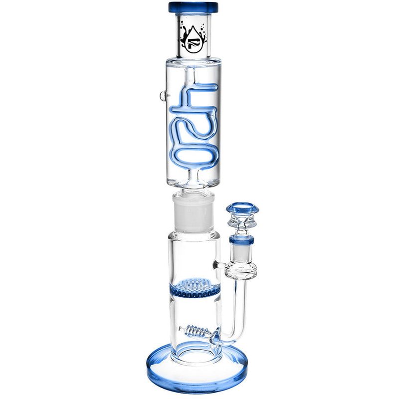 Pulsar 420 Design Glycerin Stacker Water Pipe | 13.75" | 14mm F CannaDrop-AFG