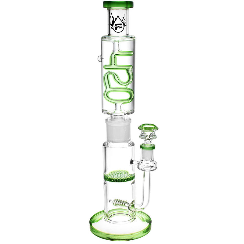 Pulsar 420 Design Glycerin Stacker Water Pipe | 13.75" | 14mm F CannaDrop-AFG