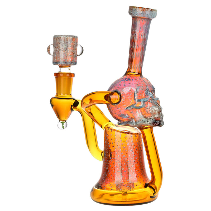 Pulsar AI Life Form Bubble Matrix Recycler Water Pipe | 7.25" | 14mm F CannaDrop-AFG