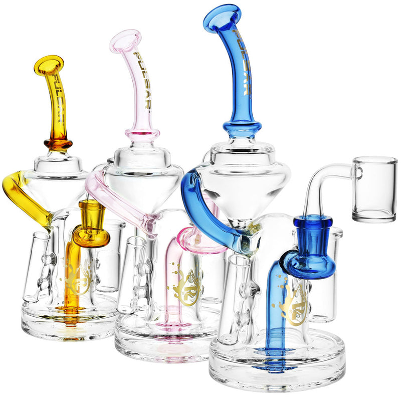 Pulsar All in One Station Dab Rig V3 - 9"/14mm F/Colors Vary CannaDrop-AFG
