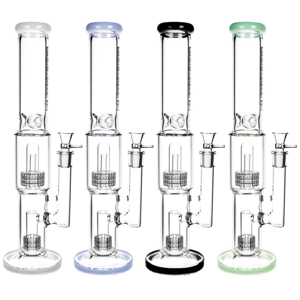 Pulsar Borosilicate Water Pipe- 16.5" / 19mm F / Colors Vary CannaDrop-AFG