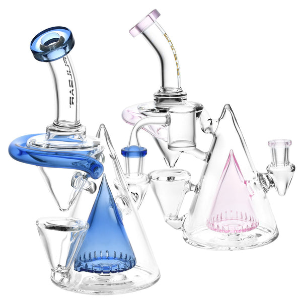 Pulsar Cone Cascade Gravity Recycler Dab Rig -8"/14mm F/Clrs Vry CannaDrop-AFG
