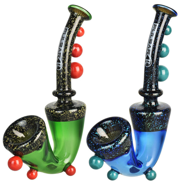 Pulsar Dichro Stacked Sherlock Pipe - 5.5"/Colors Vary CannaDrop-AFG