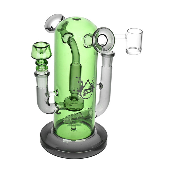 Pulsar Double Trouble Dry Pipe/Dab Rig | 8" | 14mm F CannaDrop-AFG
