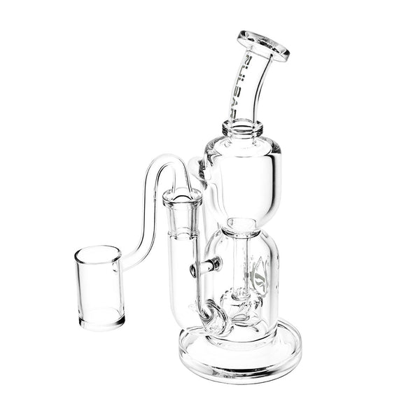 Pulsar Emergence Hourglass Recycler Rig - 7.5" / 14mm F / Clear CannaDrop-AFG