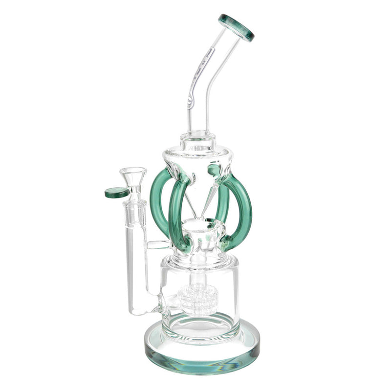 Pulsar Gravity Recycler Water Pipe - 13"/14mm F/Colors Vary CannaDrop-AFG
