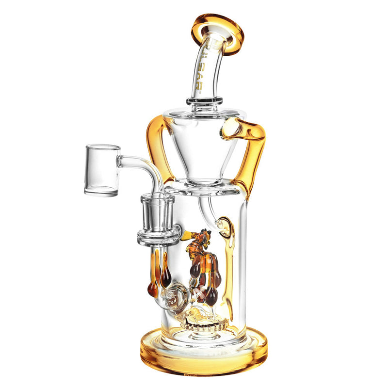 Pulsar Honey Sweetness Recycler Dab Rig - 10In - 14 mm CannaDrop-AFG