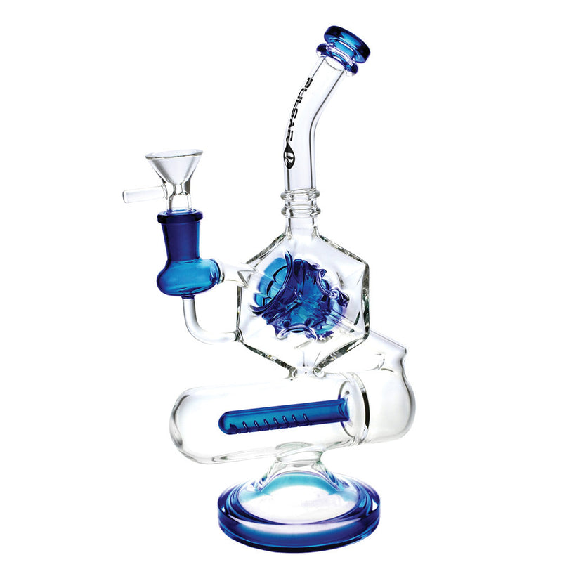 Pulsar Inception Cube Bong- 10.5in-14 mm CannaDrop-AFG