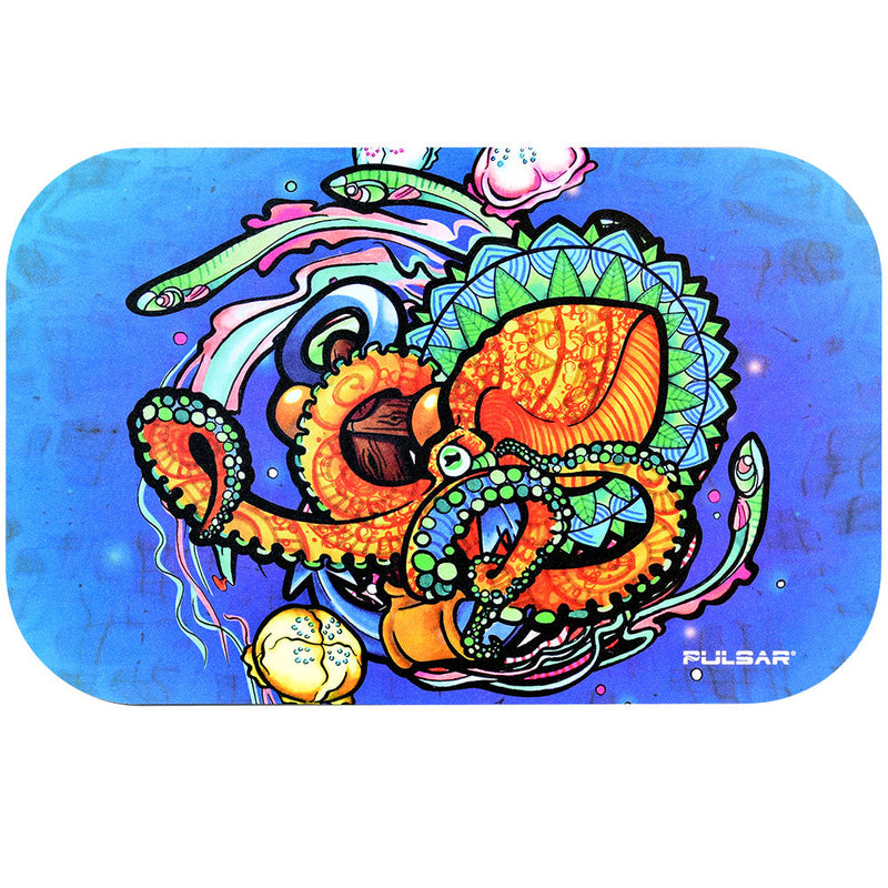 Pulsar Magnetic Tray Lid | Psychedelic Octopus CannaDrop-AFG
