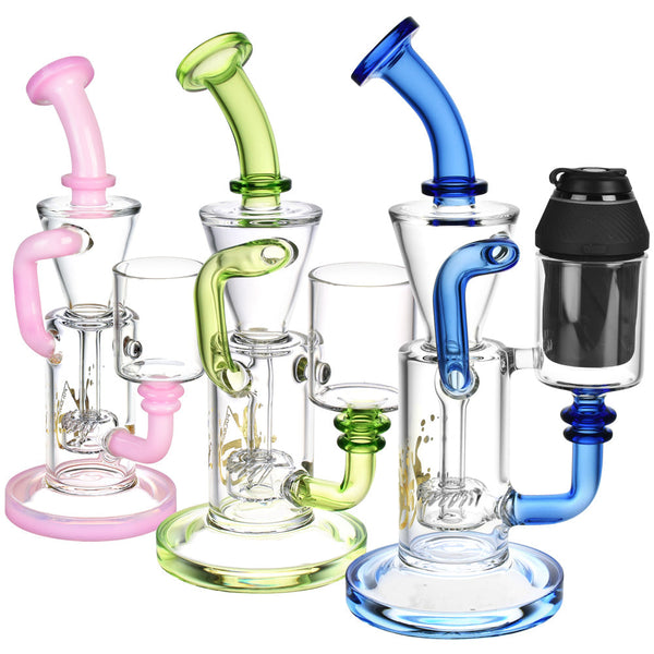 Pulsar Recycler Water Pipe For Puffco Proxy-8.5"/Colors Vary CannaDrop-AFG