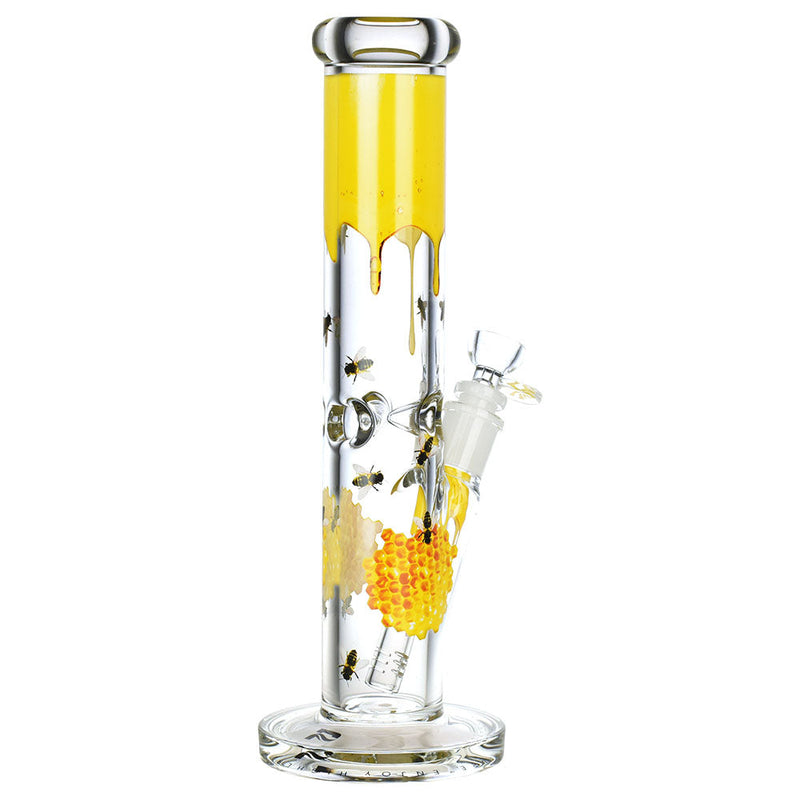 Pulsar Sweet Nectar Design Series Straight Tube Water Pipe | 12" | 14mm F CannaDrop-AFG