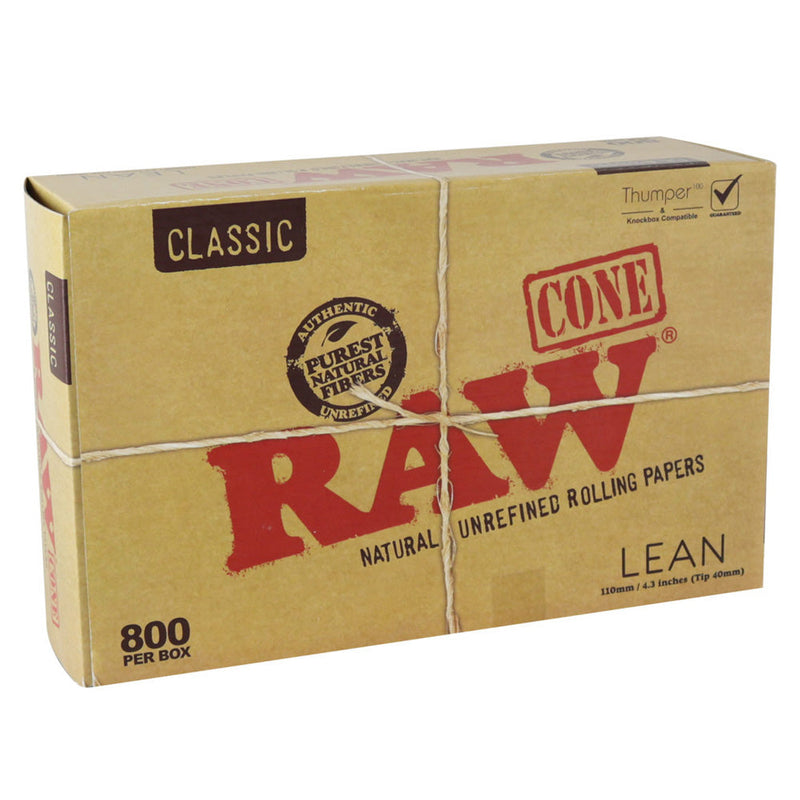 RAW Classic Bulk Lean Cones | 800pc Bulk Box CannaDrop-AFG