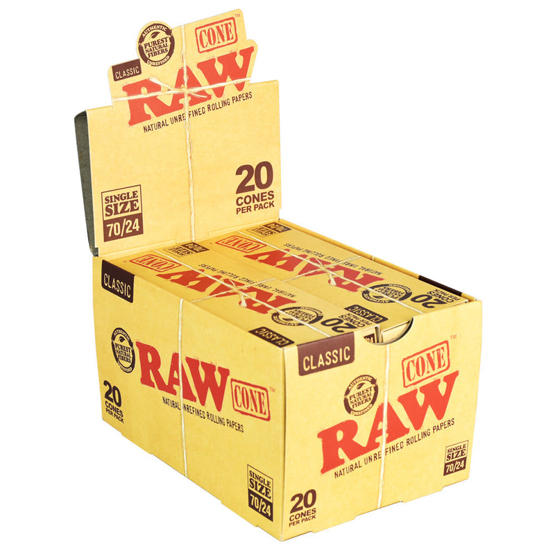 RAW Classic Single Size Cones CannaDrop-AFG