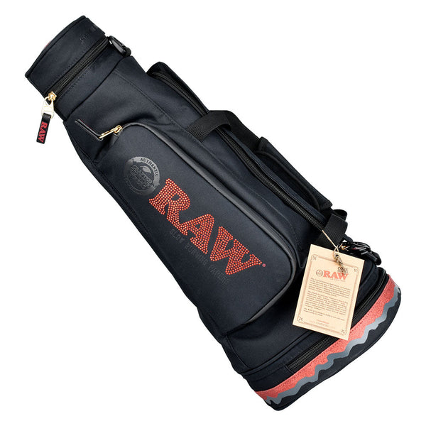 RAW Multi-compartment Cone Duffel Bag - 21"x9" / Black CannaDrop-AFG