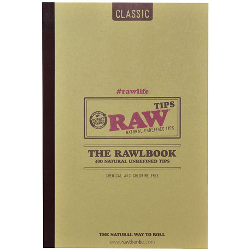 Raw RawlBook - Rolling Tips CannaDrop-AFG