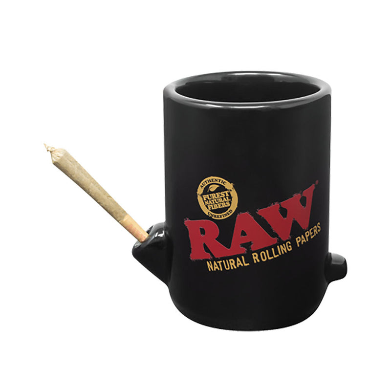 RAW Wake Up & Bake Up Ceramic Cone Mug - 10oz CannaDrop-AFG