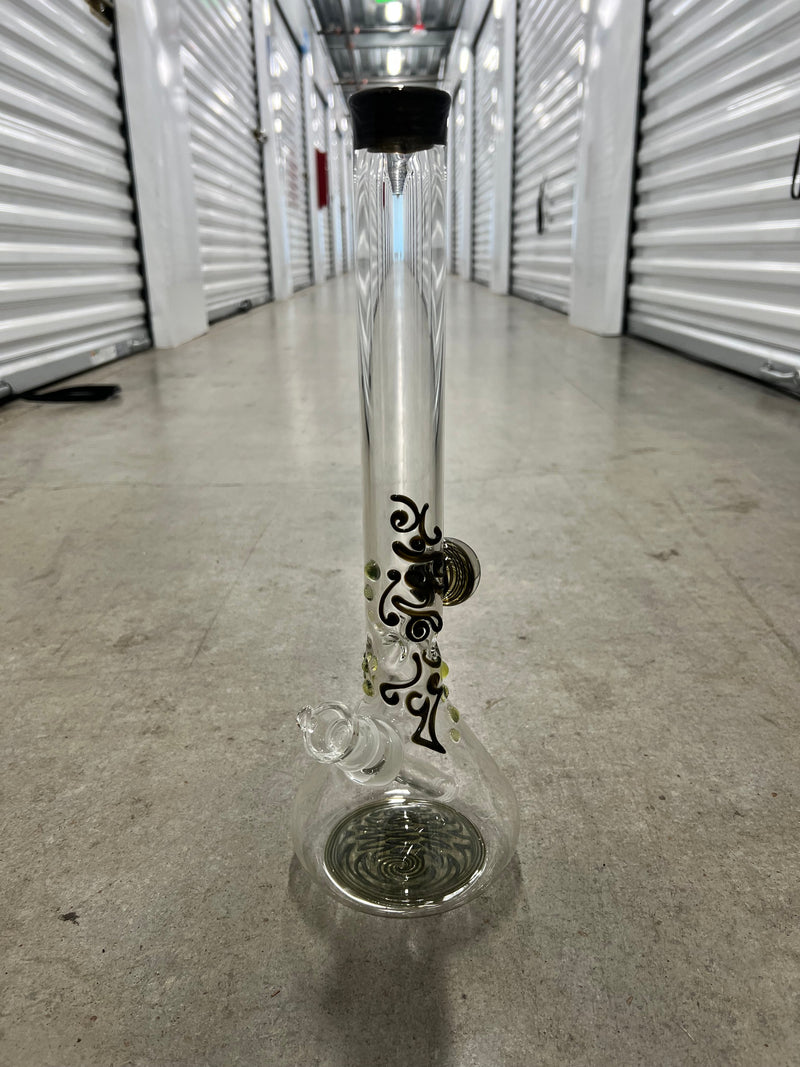 Realazation Glass Reversal Beaker Bong - Illuminati Brothers with Glass