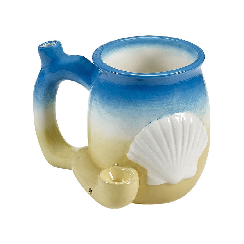 Roast & Toast Beach Shell Ceramic Pipe Mug | 11oz CannaDrop-AFG